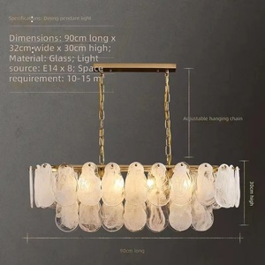 Lampadario in vetro di lusso leggero e di lusso luci Creative <span class=keywords><strong>per</strong></span> soggiorno e <span class=keywords><strong>sala</strong></span> <span class=keywords><strong>da</strong></span> <span class=keywords><strong>pranzo</strong></span> - Product Image 4