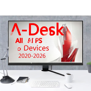 A-Desk All Apps, Versión Educativa de 1 Año 2023-2026, Software de Dibujo y Diseño Asistido por Computadora - Product Image 1