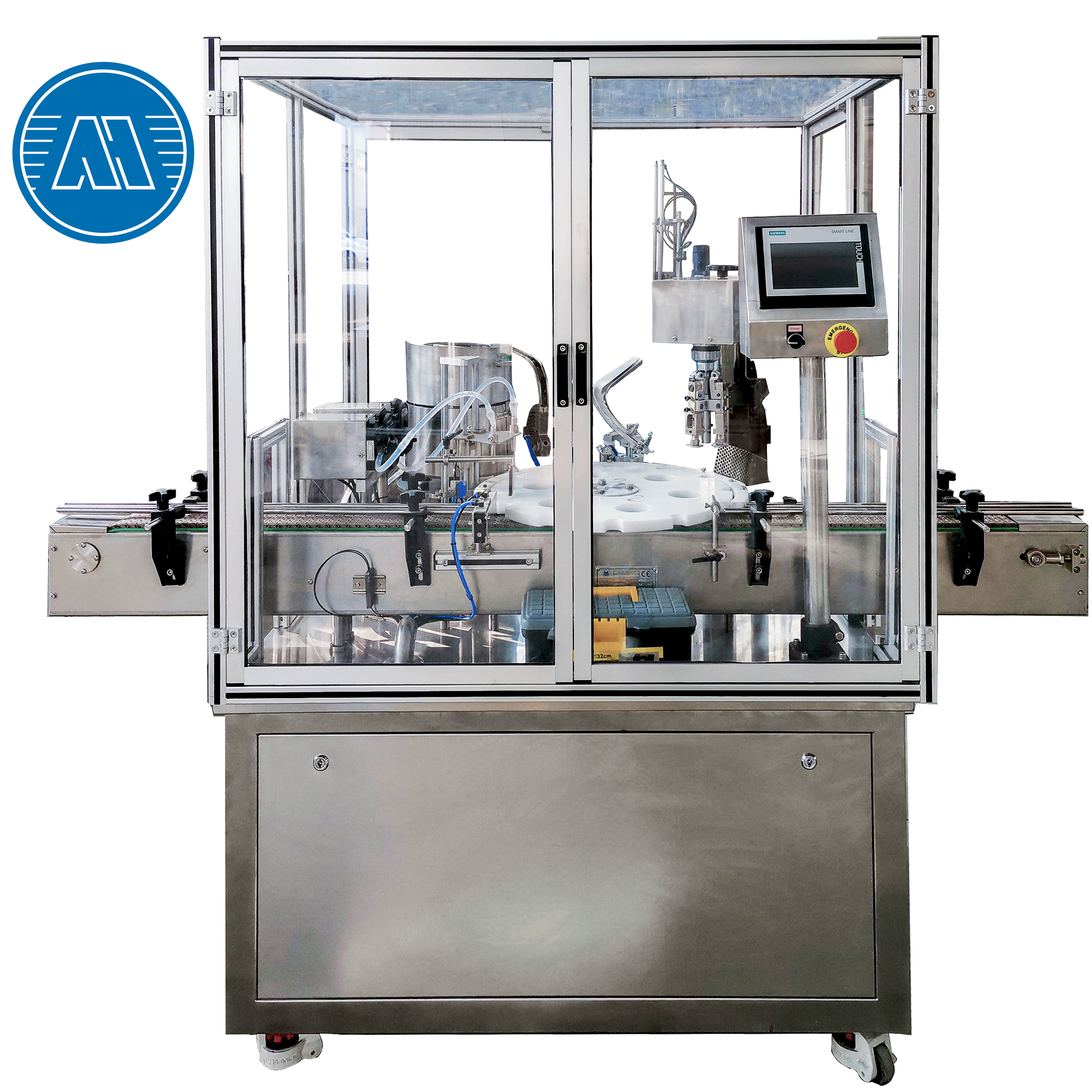 Автоматическая медицинская Фармацевтическая Машина для розлива и закупорки жидких Бутылок 1 мл 5 мл 10 мл 60 мл