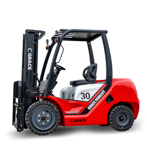 <span class=keywords><strong>Forklift</strong></span> Diesel 3 Ton Merek Cina Baru, Tiang 3 Tingkat, Mesin Bertenaga, Performa Bagus - Product Image 2