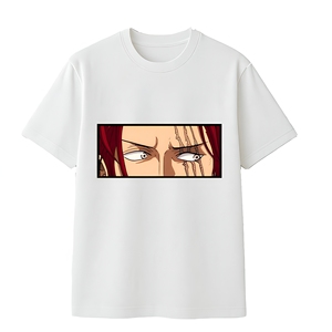 T-shirt graphique Eyes pour homme, manches courtes, coton, décontracté, col rond, coupe classique, imprimé sur le devant - Product Image 1