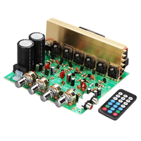 La carte d'amplificateur de puissance Audio numérique de caisson de basses haute puissance DX-2.1 canaux 2X100W peut être connectée au décodage BT