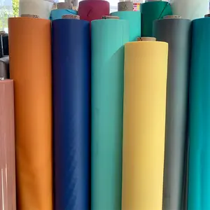 Цветная матовая полупрозрачная полиуретановая высокоэластичная ткань для одежды ТПУ пленка для плаща