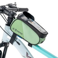 Sacoche de guidon de vélo étanche avec écran tactile et pare-soleil pour VTT et vélo de route