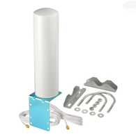 Antenne extérieure 4G LTE 698-2700 MHz 12 dBi omnidirectionnelle à barillet externe double TS9 pour routeur 4G LTE Verizon AT&T Sprint