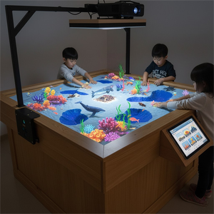 Sân chơi trong nhà tương tác sandbox ma thuật Bảng Tăng cường Kinect sandbox chiếu vui chơi giải trí cho công viên phiêu lưu & Playhouse - Product Image 5