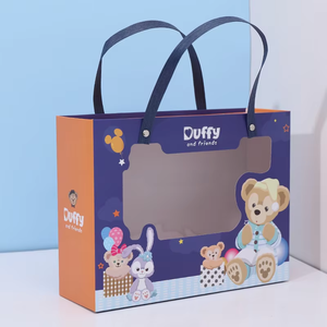 Pleine lune premier anniversaire emballage boîte cadeau sac enfants boîte vide <span class=keywords><strong>pour</strong></span> Snack cadeaux timbre impression bébé boîte cadeau - Product Image 2