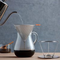 Filtre à café en fil d'acier tissé OEM, taille/densité de maille personnalisées, maille métallique tissée pour cafés/restaurants
