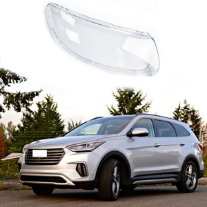2 Cubiertas de Lente de Faro Delantero para Hyundai <span class=keywords><strong>Santa</strong></span> <span class=keywords><strong>Fe</strong></span> 2CM 2006-2012 Izquierda Derecha OE 92101-26010 92102-26010 HY2502134 HY2503134 - Product Image 5