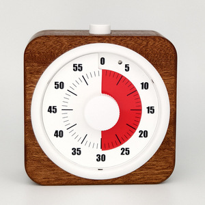 Temporizador Visual de Madera con Luz Nocturna LED, Temporizador de Cuenta Regresiva Recargable de 60 Minutos, Herramienta de Gestión del Tiempo Silenciosa <span class=keywords><strong>para</strong></span> el Estudio de Niños - Product Image 2