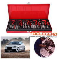 131 pièces réparation automatique métrique M5 M6 M8 M10 M12 HSS kit d'outils de réparation de filetage de forage boîte en métal perceuse réparation restauration