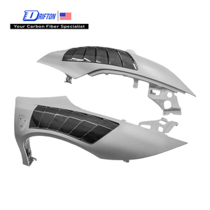 SF90 Aggressive Pure Carbon Fiber Fenders For Ferrari SF90 CF Body <b>Kits</b> - Product Image 1