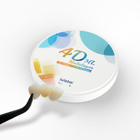 Disco de Zirconia Multicapa Ivista 4D-ML, Económico, 45%-59% de Translucidez, 700-1000 MPa, para Combinación de Tonos Naturales