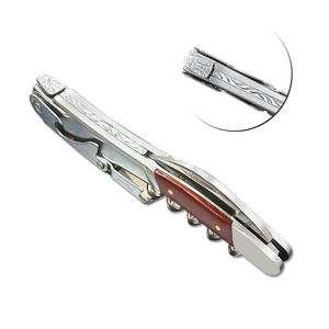 Ouvre-bouteille <span class=keywords><strong>Laguiole</strong></span> en acier inoxydable 420, <span class=keywords><strong>tire</strong></span>-<span class=keywords><strong>bouchon</strong></span>, manche en bois de rose, finition satinée écologique, couteau de serveur, logo personnalisé, cadeau - Product Image 6
