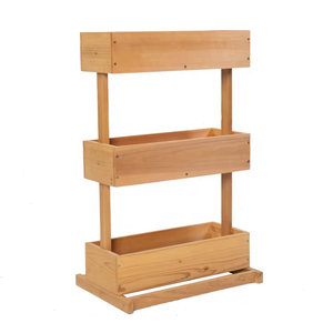 Soporte <span class=keywords><strong>Vertical</strong></span> de 3 Niveles para Macetas de Jardín, de <span class=keywords><strong>Madera</strong></span> de Abeto Sólida, Ecológico, Duradero y Ligero, para Plantas y Flores - Product Image 3