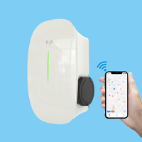Borne de recharge murale Type 2 pour VE 7kW 32A, prise simple T2S, indicateur LED, carte RFID, application, protection IP67, OCPP1.6J/2.0.1, garantie 2 ans
