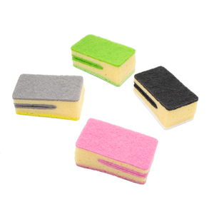 Estropajo Ecológico para Limpieza <span class=keywords><strong>de</strong></span> Cocina, Esponja Personalizada para Lavar Platos, Esponja <span class=keywords><strong>de</strong></span> Doble Cara para Lavar Platos - Product Image 4