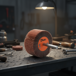 Ttake Abrasive Flap <b>Wheel</b> 30x20 Mm 240 Grit 6 Mm Shaft For <b>Grinding</b> - Product Image 3