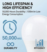 Prix de gros Ampoule LED DC 12-85V 3W-24W Culot E27 avec pinces crocodiles pour connexion batterie 12 Volts et onduleur solaire