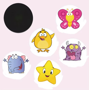 Nữ Hoàng Tùy Chỉnh Bé Nhà Vệ Sinh Dính Sticker Màu Sắc Thay Đổi Bô Đào Tạo Giấy Vinyl Chất Liệu Mã Vạch Tính Năng Con Dấu Thiết Kế - Product Image 1