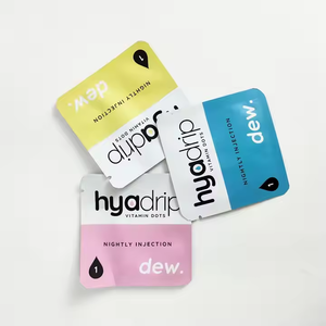 Customized Smell Proof <b>Plastic</b> <b>Bag</b> Three Side Seal <b>Resealable</b> for Food Candy Nut tea Snacks Packaging - Product Image 3