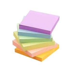 กระดาษโน้ตสี่เหลี่ยมสีสันสดใส พกพาสะดวก ใช้ได้ทั้งที่ทำงานและโรงเรียน เหมาะสำหรับเป็นของขวัญ - Product Image 1