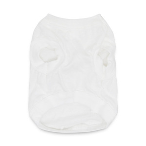 Groothandel Katoenen Hond Vest Diy Zweetdoek Voor Grote Honden Schattige T-Shirt Lente Zomer Effen Kleur Kleding Huisdieren Kleding - Product Image 4