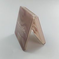 Nouvelle palette de fards à paupières personnalisée en impression 3D, forme carrée, faite à la main, emballage pour le maquillage quotidien, 7 couleurs complètes