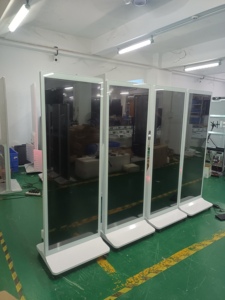 MWE Totem Digitale LCD 86 Pollici 4K per Menu, Chiosco Personalizzabile con <span class=keywords><strong>Display</strong></span> a Doppio Schermo, da Pavimento per Interni ed Ascensori - Product Image 6