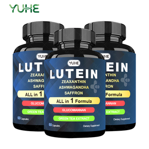 Suplemento Alimenticio de Antocianinas y Luteína de Arándanos para el Cuidado de los Ojos, Cápsulas de Luteína con Ashwagandha y Azafrán - Product Image 3