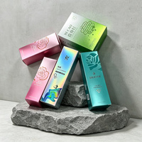 Boîte à cartes laser en papier or et argent, emballage personnalisé avec impression de logo pour masque facial cosmétique et produits de beauté