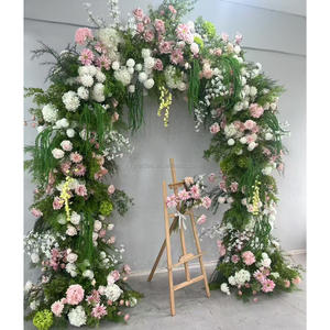 Wedding <b>Arch</b> Flowers Decor Silk Flower <b>Arch</b> <b>Decoration</b> Wed Arrangement Artificial Flowers <b>Arch</b> Backdrop Wall Party Supplies - Product Image 2