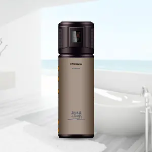 High temp 70 degree hot water heatpump 1.8KW factory air source heat pump water heater