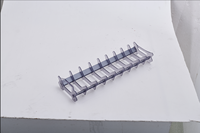 Panier de rangement en aluminium avec verre trempé sur 3 côtés, écologique, moderne, multifonctionnel, pour armoires de cuisine, origine Chine