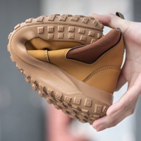 Chaussures de protection du travail Anti-impact Anti-crevaison Semelle en caoutchouc antidérapante pour hommes Chaussures de sécurité au travail résistantes à l'usure