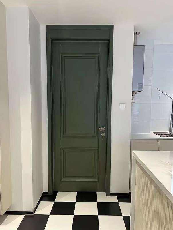Factory Modern Lacquered MDF Painted Wood Interior Door with Sound ...