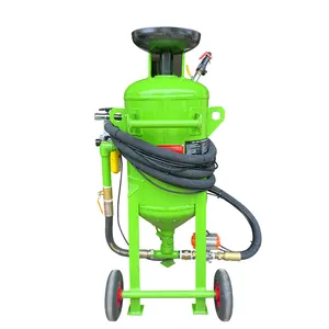 Wet Type Blast Pot Sand Blasting Tank Machine Mobile Water Peening Blaster