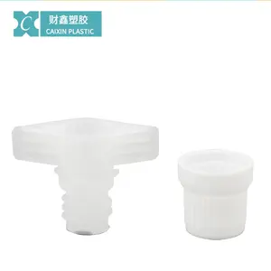 Boquilla de plástico para sellado de jugos, bolsa de embalaje con boquilla de aluminio de 9,6mm, fabricante de China