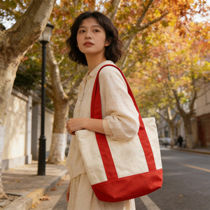 Sac fourre-tout en <span class=keywords><strong>toile</strong></span> patchwork Highking, sac cadeau vert, logo personnalisable, dimensions 33*28*14cm, sac de shopping - Product Image 1