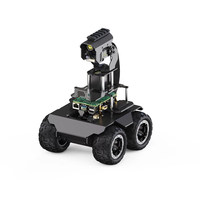 Carte de développement de voiture intelligente Raspberry Pi 5/4B, reconnaissance visuelle OpenCV, programmation Python, système d'exploitation Linux, interface USB/Type-C