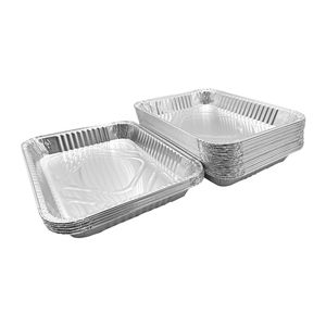 RE3G Plats jetables en feuille d'étain pour la restauration Emballage alimentaire Conteneur en feuille d'aluminium Casseroles en feuille d'aluminium - Product Image 1