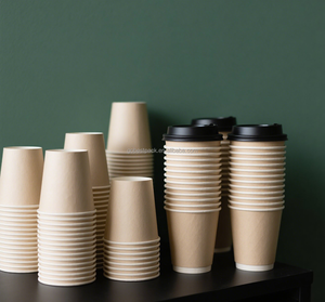 Gobelets en papier biodégradables et compostables personnalisables, directement de l'usine, fournisseur de gobelets à café jetables - Product Image 3