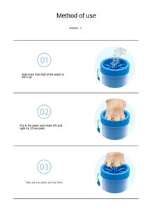 Prodotti per la pulizia e la toelettatura per animali domestici con zampa di cane portatile - Product Image 6