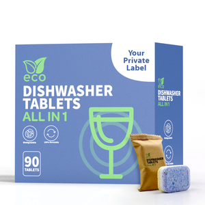 Détergent solide écologique pour lave-vaisselle, tablettes de lavage de la vaisselle, boîte de 100 pièces - Product Image 4
