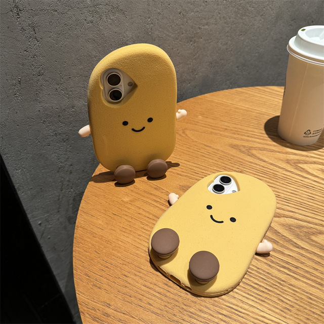 For Huawei Mate 60 40 50 70 Pro+ Phone Cases Fun Quirky Three-Dimensional Potato P70 Pro Sets Phone Grip Included 3D Cover