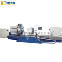 Machine CNC tournant complètement automatique à lit plat en métal, tour Horizontal chinois