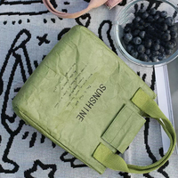 Sac isotherme Tyvek personnalisé multi-usages pour pique-nique, écologique, réutilisable, imperméable, pour le bureau, pour femmes et hommes