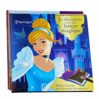 Livre personnalisé avec couverture rigide et lampe de poche, pour enfants, Production rapide, couverture rigide, bande dessinée colorée