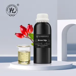 HL -100% 有機ローズヒップエキス油サプライヤー、1Kg、化粧品製品用バルク精製ローズヒップシードオイルキャリアオイル