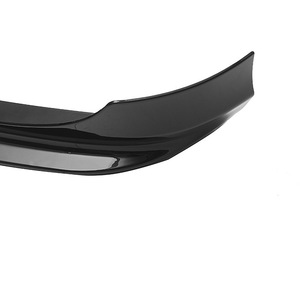สปอยเลอร์กันชนหน้า BMW สีดำเงา ลายคาร์บอน สำหรับ E90 ปี 2009-2011 รุ่น Non MT วัสดุ ABS - Product Image 4